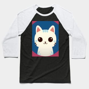 Cartoon cat character icon logo Baseball T-Shirt